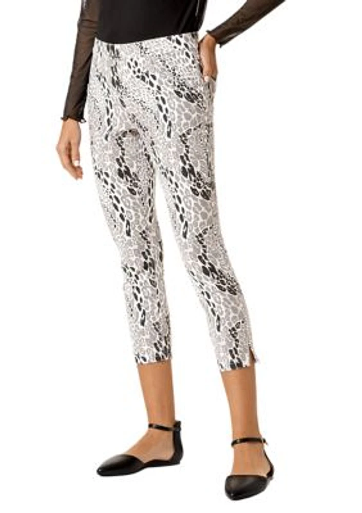 Leopard Essential Denim Capri Leggings