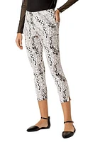 Leopard Essential Denim Capri Leggings