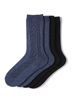 Seed Stitch Boot Sock 2-Pair Pack