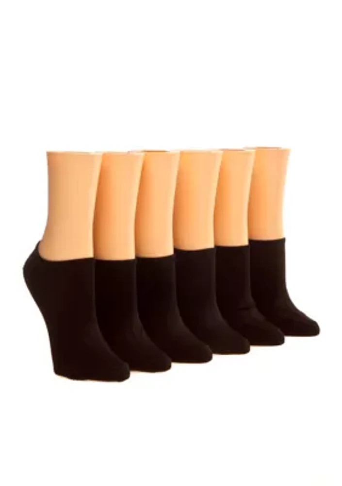 Microfiber Liner Socks -6 Pack