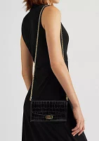 Embossed Leather Adair Small Crossbody