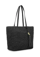 Crochet-Straw Medium Whitney Tote