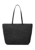 Crochet-Straw Medium Whitney Tote