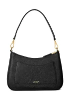 Crosshatch Leather Medium Danni Shoulder Bag