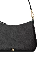 Crosshatch Leather Medium Danni Shoulder Bag