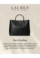 Leather Large Marcy Satchel