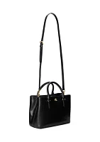 Leather Small Marcy Satchel