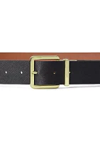 Reversible Crosshatch Leather Belt