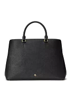 Crosshatch Leather Large Hanna Satchel