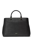 Crosshatch Leather Large Hanna Satchel