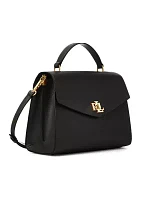 Leather Medium Farrah Satchel