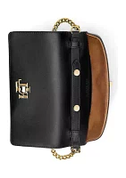 Leather Crossbody Tech Case