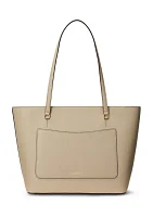 Crosshatch Leather Medium Karly Shopper Tote