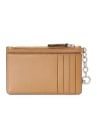 Leather Zip Card Case