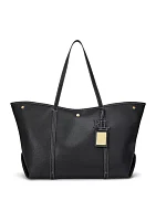 Pebbled Leather Large Emerie Tote Bag