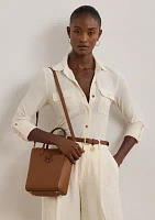 Pebbled Leather Small Cameryn Tote Bag