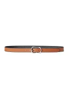 Reversible Crosshatch Leather Belt