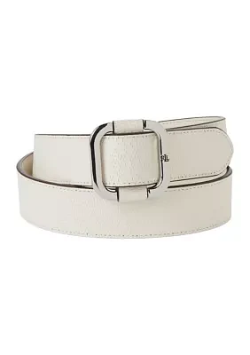 Slide Buckle Lizard Embossed Belt