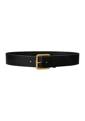 Vachetta Leather Wide Belt