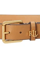 Logo Keeper Leather Belt