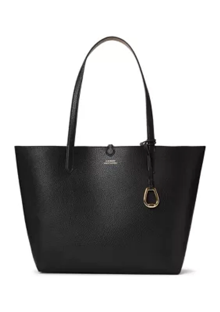 Faux-Leather Reversible Tote