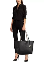 Faux-Leather Reversible Tote