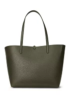 Faux Leather Large Reversible Tote Bag