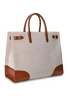 Canvas Large Devyn Tote Bag