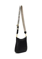 Pebbled Leather Large Cameryn Crossbody