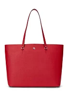 Crosshatch Leather Large Karly Tote