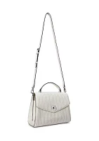 Quilted Leather Medium Farrah Satchel