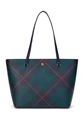 Plaid Medium Karly Tote Bag