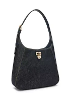 Denim Large Tanner Shoulder Bag