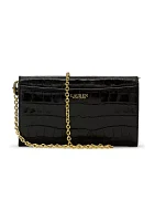 Crocodile Embossed Medium Adair Crossbody