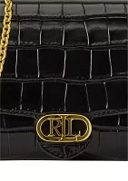 Crocodile Embossed Medium Adair Crossbody