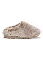 Tipped Faux Fur Clogs