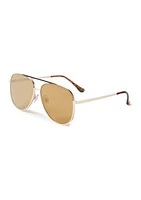 Metal Aviator Sunglasses