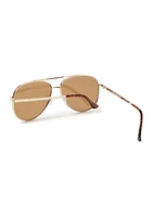 Metal Aviator Sunglasses