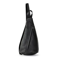 Geo Sling Leather Backpack