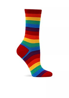 Bold Stripe Crew Socks