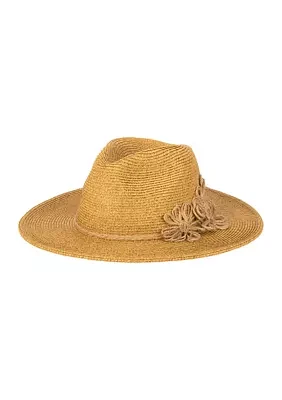 Ultrabraid Fedora with Hemp Trim