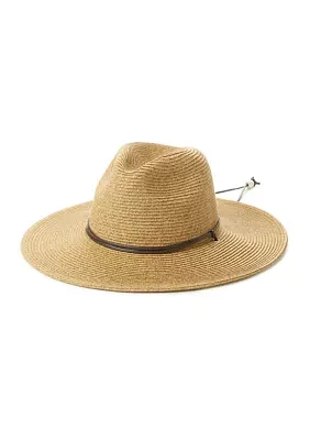 Pinched Crown Fedora with Chin Tie