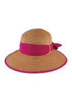 Women's Chiffon Tie Back Face Saver Hat