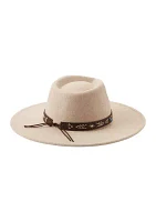 Felt Fedora with Laced Band