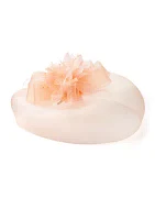 Fascinator Headband with Oversized Flower and Feather Detail