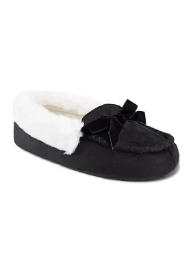 Microsuede Moccasin Slippers