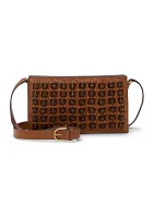 Lova Beaded Leather Crossbody Bag