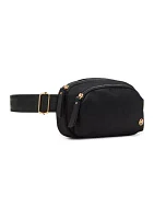 Double Zipper Belt Bag