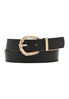 Twisted Buckle Belt