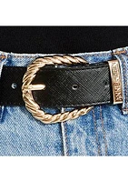 Twisted Buckle Belt